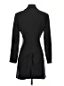Bebe Black Trenchcoat Size 2 - photo 2