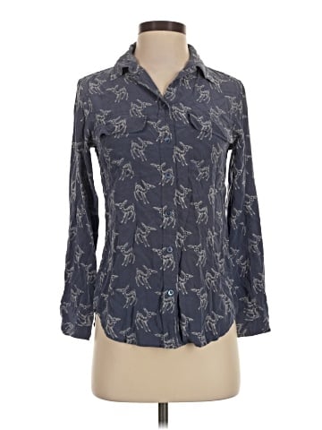 Equipment Long Sleeve Silk Top (view 1)
