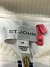 St. John Checkered-gingham Ivory Track Jacket Size M - photo 6
