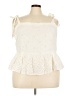 Madewell Ivory Sleeveless Blouse Size 3X - photo 1