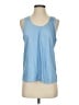 J.Crew 100% Polyester Blue Sleeveless Top Size S - photo 1