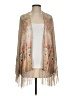 Boston Proper 100% Polyester Tan Kimono Size XXS - photo 1