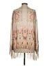 Boston Proper 100% Polyester Tan Kimono Size XXS - photo 2