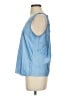 J.Crew 100% Polyester Blue Sleeveless Top Size S - photo 5