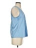 J.Crew 100% Polyester Blue Sleeveless Top Size S - photo 4