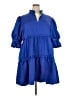 Gretchen Scott Designs 100% Polyester Blue Casual Dress Size 2X (XXXL) - photo 1