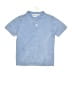 Bonpoint 100% Cotton Blue Short Sleeve Button-Down Shirt Size 6 - photo 1