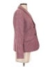 Talbots Houndstooth Burgundy Blazer Size 2 - photo 4