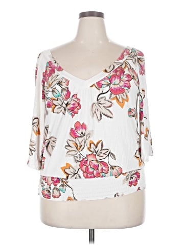 American Rag Cie 3/4 Sleeve Top (view 1)