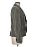 J.Crew Factory Store Houndstooth Gray Wool Blazer Size 12 - photo 4
