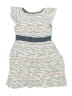 Tea 100% Cotton Tweed Blue Dress Size 10 - photo 2