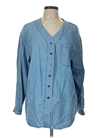 Giorgio Sant'Angelo 3/4 Sleeve Button-Down Shirt (view 1)