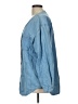 Giorgio Sant'Angelo Blue 3/4 Sleeve Button-Down Shirt Size L - photo 5