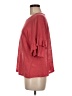 1.State 100% Linen Red 3/4 Sleeve Top Size M - photo 5