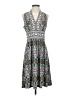Wisp Paisley Gray Casual Dress Size 4 - photo 1
