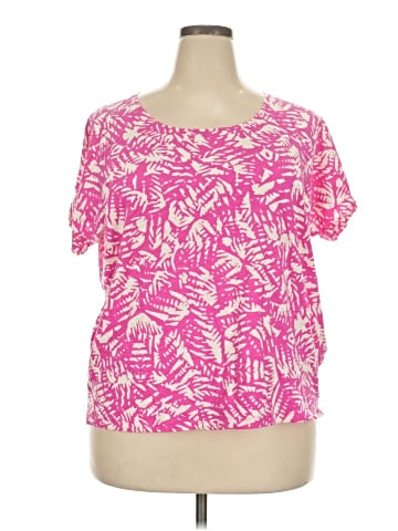 Jones New York Short Sleeve Blouse (view 1)