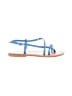 Jacques 100% Leather Blue Sandals Size EU 37 - photo 1