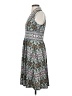 Wisp Paisley Gray Casual Dress Size 4 - photo 5
