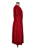 Susan Graver Solid Red Casual Dress Size M - photo 4