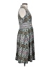 Wisp Paisley Gray Casual Dress Size 4 - photo 4