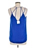 Naked Zebra 100% Polyester Blue Sleeveless Top Size M - photo 2