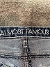 Almost Famous Solid Blue Jeans Size 14 - photo 4