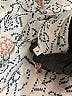 Ulla Johnson 100% Silk Paisley Ivory 3/4 Sleeve Silk Top Size 2 - photo 9
