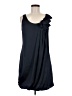 H&M 100% Polyester Solid Blue Cocktail Dress Size 6 - photo 1