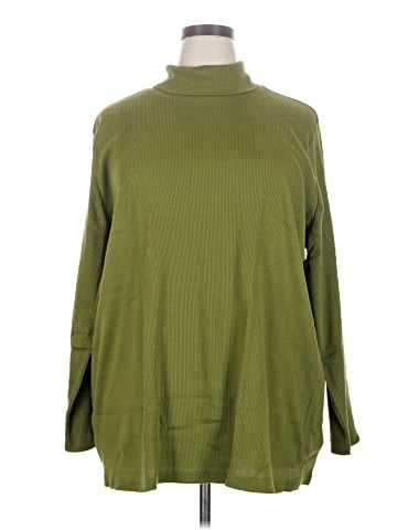 Woman Within Long Sleeve Turtleneck (view 1)