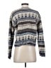 J.Jill Print Blue Pullover Sweater Size S - photo 2