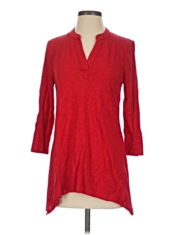 Chico's 3/4 Sleeve T-Shirt (view 1)