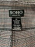 SOHO Apparel Ltd Plaid Gray Dress Pants Size XL - photo 4