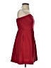 A New Day 100% Polyester Solid Red Cocktail Dress Size S - photo 4