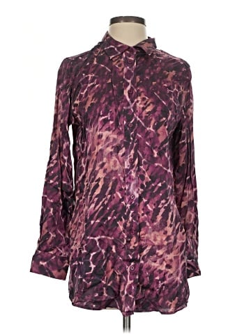 Soft Surroundings Long Sleeve Silk Top (view 1)