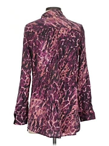 Soft Surroundings Long Sleeve Silk Top (view 2)