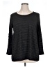 Avenue Black 3/4 Sleeve Top Size 14 Plus - photo 1