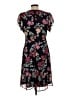 Calvin Klein 100% Polyester Floral Black Casual Dress Size 10 - photo 2