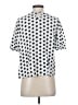 Fig 100% Viscose Polka Dots White Short Sleeve Blouse Size Sm - photo 2