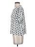 Fig 100% Viscose Polka Dots White Short Sleeve Blouse Size Sm - photo 5