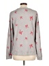 Lucky Brand Stars Gray Pullover Sweater Size L - photo 2