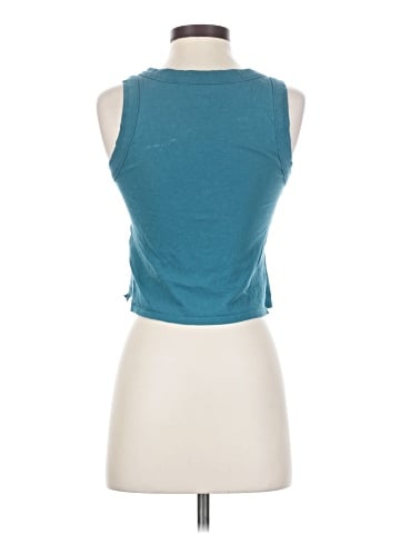Madewell Softfade Cotton Boxy-Crop Tank (view 2)