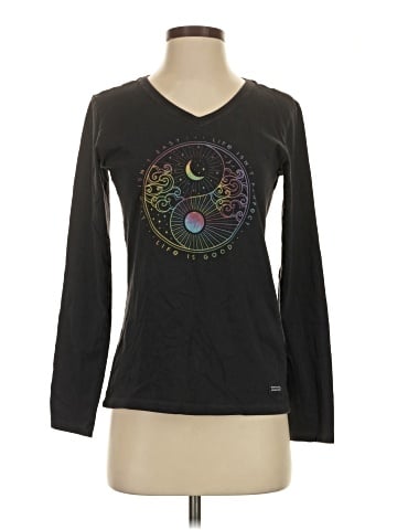 Life Is Good Long Sleeve Top (view 1)