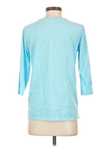 Lands' End 3/4 Sleeve T-Shirt (view 2)