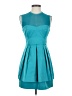 Nanette Lepore 100% Polyester Teal Cocktail Dress Size 2 - photo 1