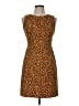 Old Navy Animal Print Orange Cocktail Dress Size M - photo 1