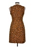 Old Navy Animal Print Orange Cocktail Dress Size M - photo 2