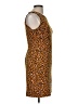 Old Navy Animal Print Orange Cocktail Dress Size M - photo 4