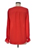 T Tahari 100% Polyester Red Long Sleeve Blouse Size M - photo 2
