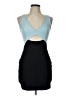 Solemio Color Block Blue Cocktail Dress Size L - photo 1
