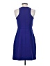 J.Crew 100% Polyester Solid Blue Cocktail Dress Size 4 - photo 2